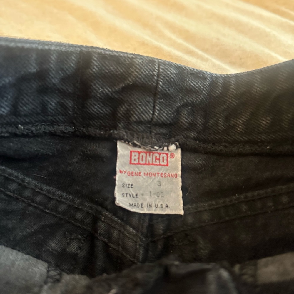 Vintage Black BONGO High Rise Straight Leg Jeans - Picture 3 of 9
